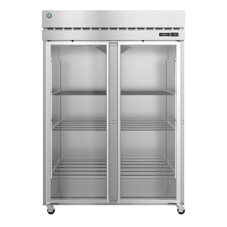 Hoshizaki Freezer, Two Section Upright, Full Glass Doors with Lock F2A-FG
